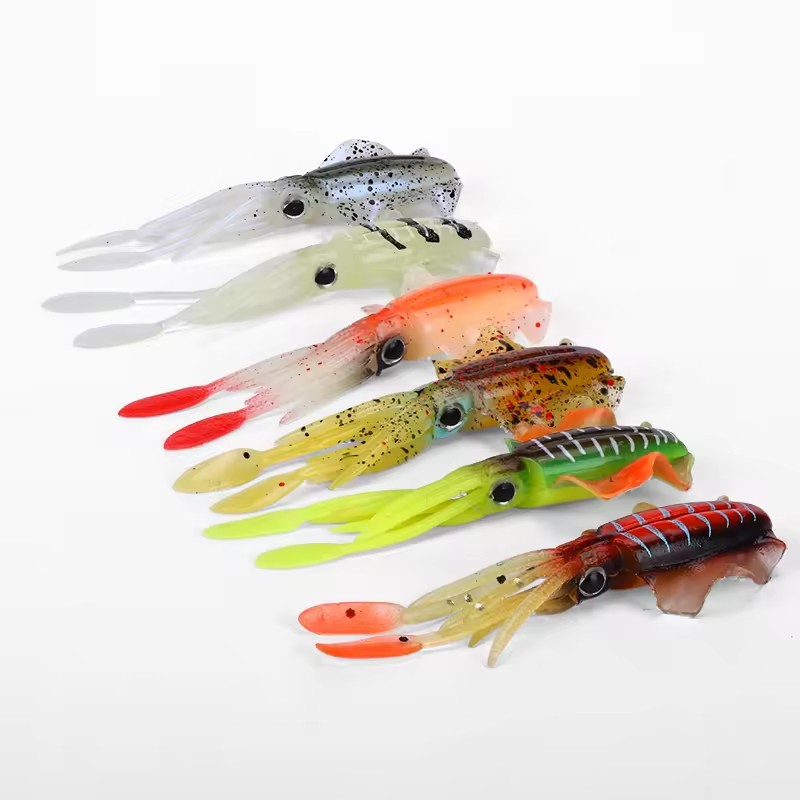 Fishing Lure Soft Plastic - WEIHE (5pcs) 7cm/2g 10.5cm/7g Umpan Pancing