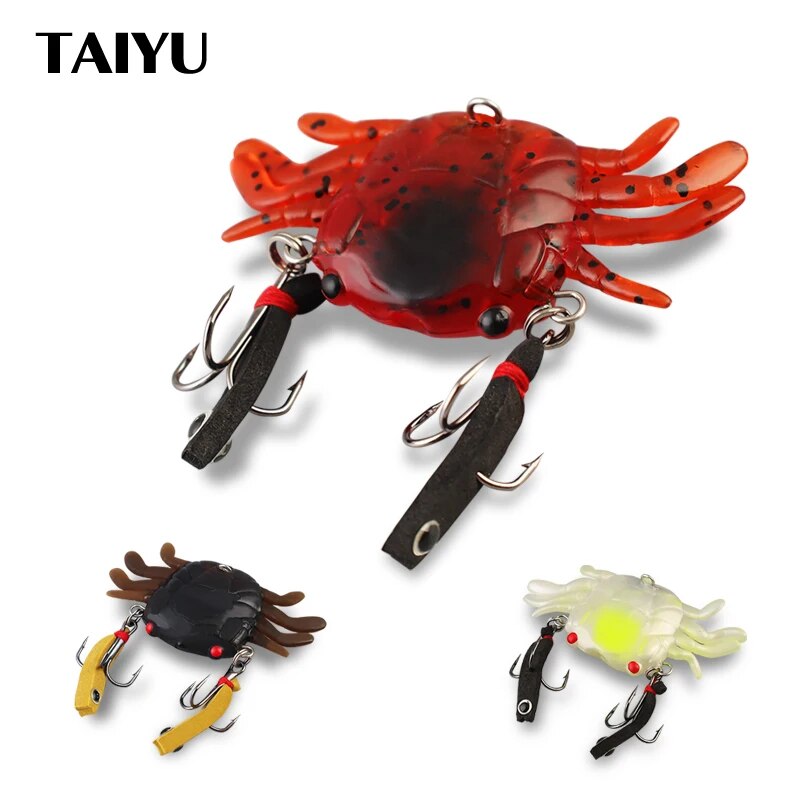 Fishing Lure Soft Plastic - TAIYU umpan pancing kepiting bionik, umpan