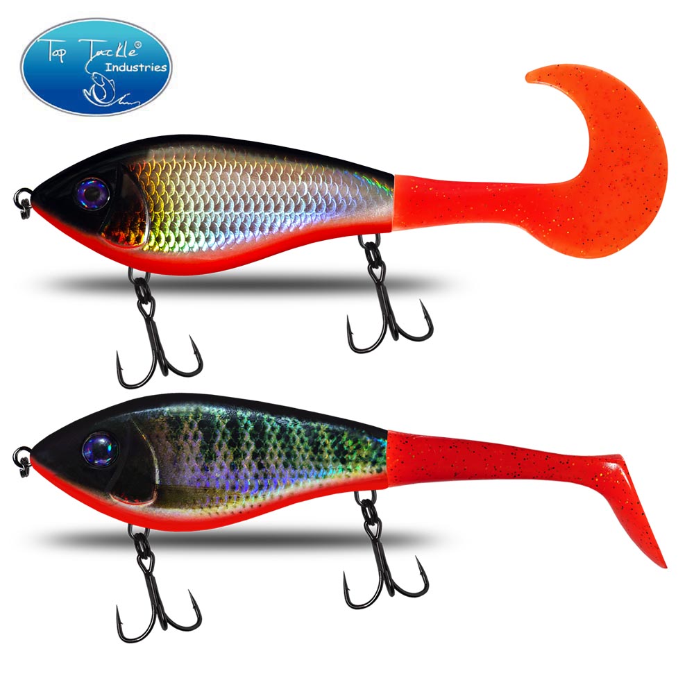 Fishing Lure Jerkbait - Umpan Jerk Tenggelam Lambat dengan Ekor