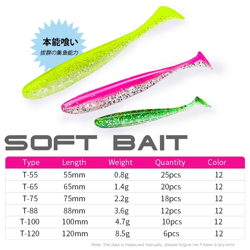 Fishing Lure Soft Plastic - Tsuroya ukuran baru 100mm 120mm T