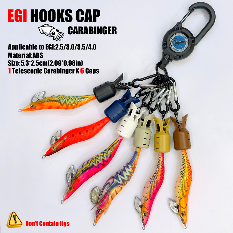 Fishing Lure Jig - Topi Kait Jig Cumi-cumi dan Aksesori