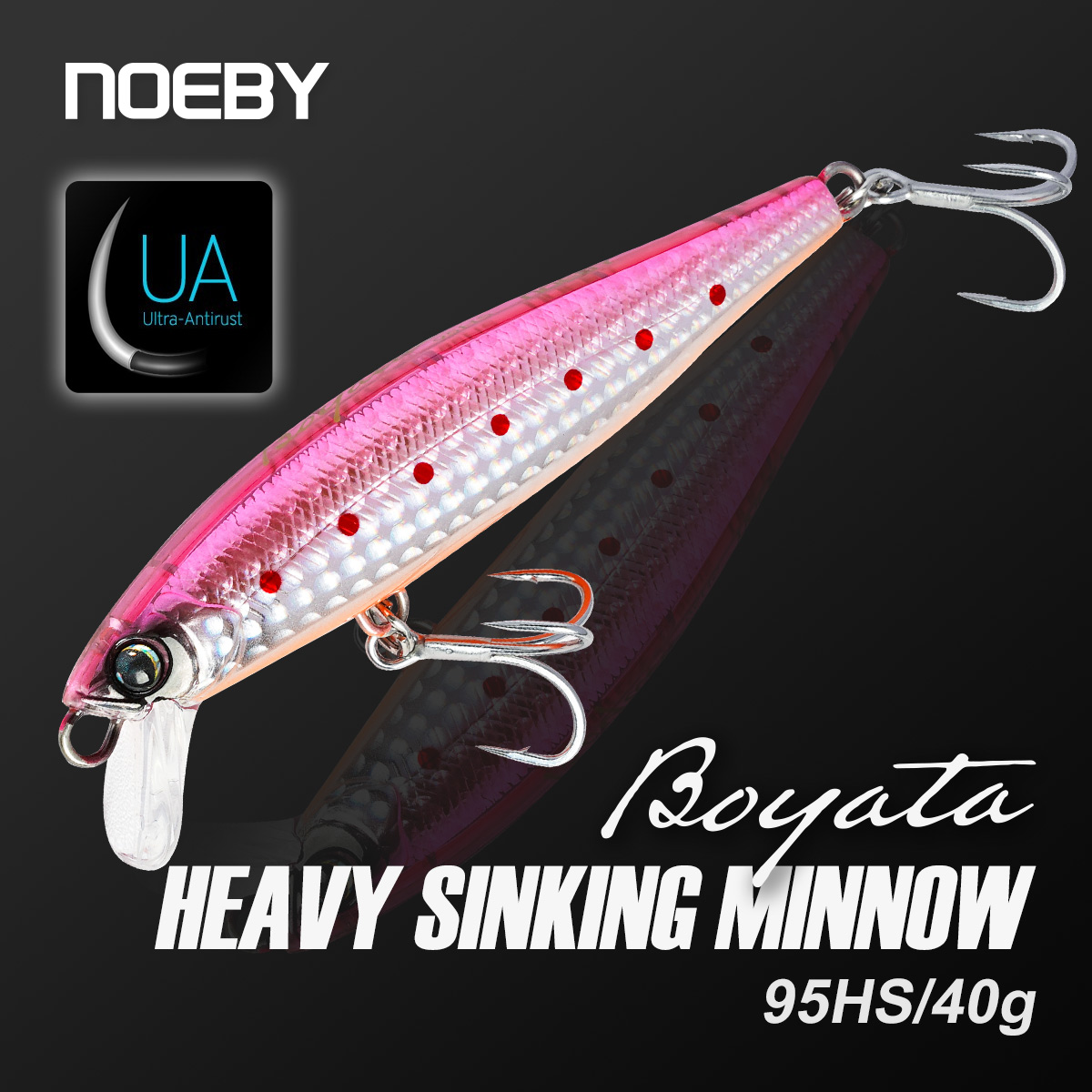 Fishing Lure Buzzbait - Umpan Pancing Minnow NOEBY Heavy Sinking