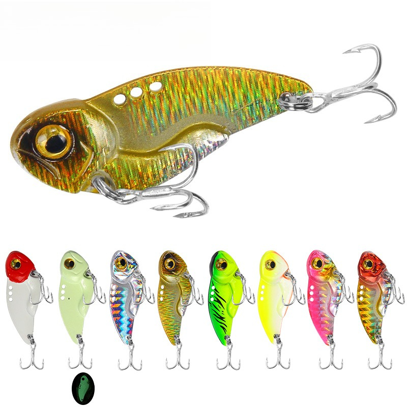 Fishing Lure Blade Bait - Umpan Getar Logam 3D Eyes Winter