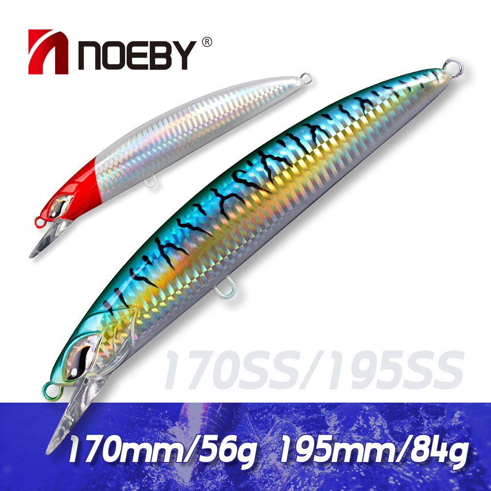 Fishing Lure Jerkbait - NOEBY Umpan Minnow Tenggelam Berat 170mm