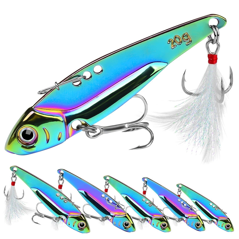 Fishing Lure Blade Bait - Umpan Getar Logam Vib Blade 5G/7G/12G/15G/20G,