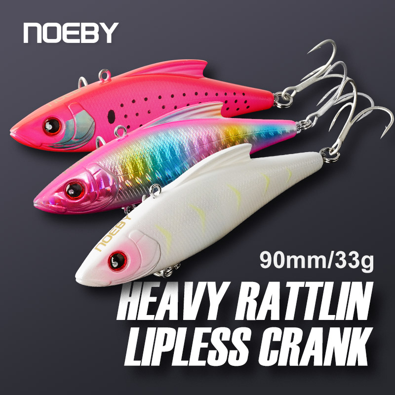 Fishing Lure Crankbait - Noeby 3 Buah 90mm 33g Sinking