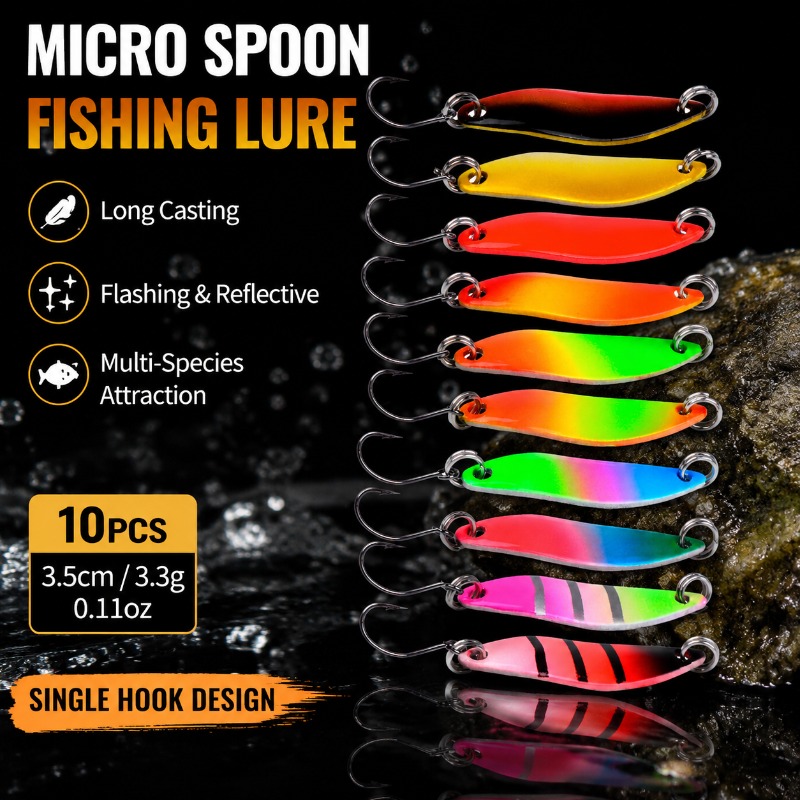 Fishing Lure Blade Bait - Umpan Pancing Mikro Logam Bentuk Sendok