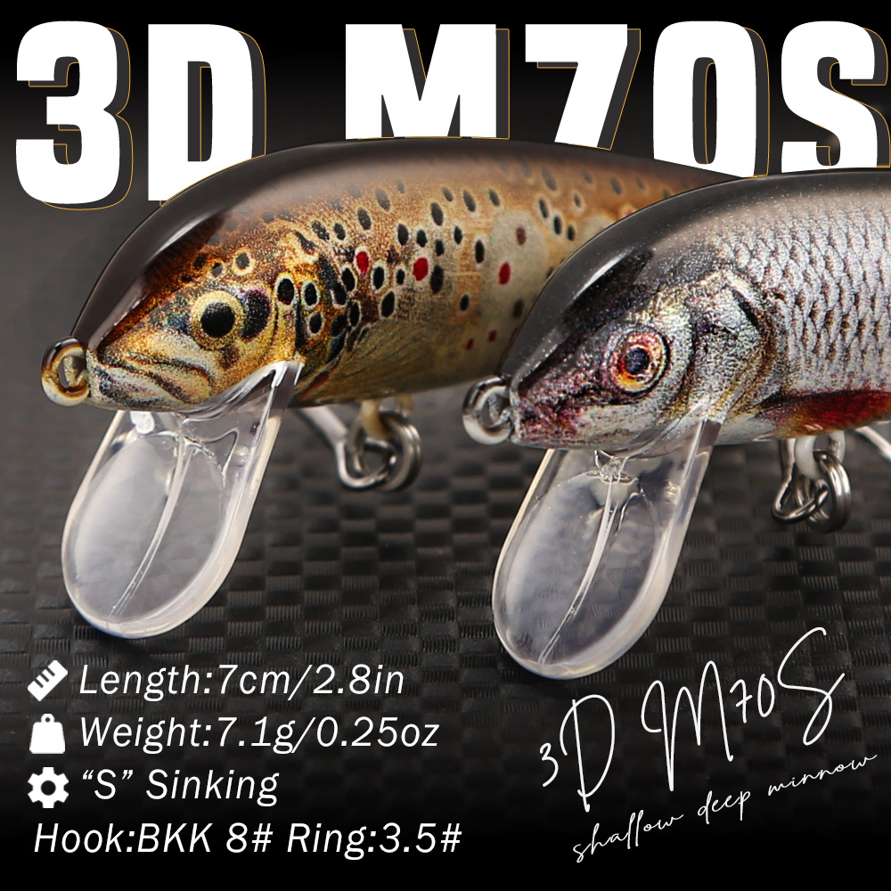 Umpan Pancing B&U Sinking Minn - Fishing Lure Swimbait ulasan dan harga