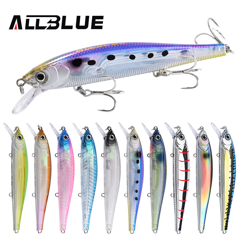 ALLBLUE 3D Jerkbait Wobbler Um - Fishing Lure Jerkbait ulasan dan harga