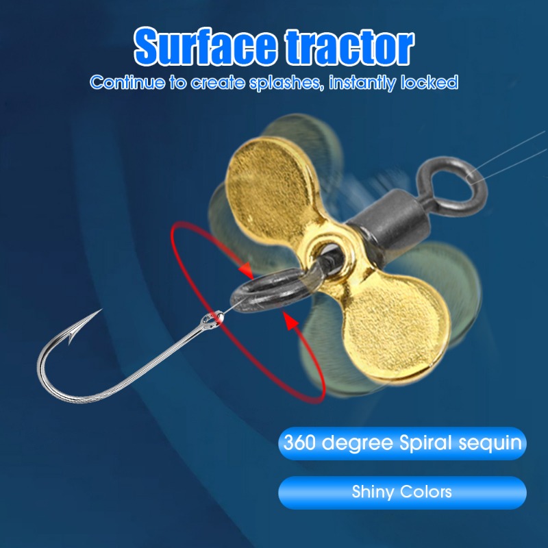 Bilah Propeller Pancing, Bilah - Fishing Lure Spinner ulasan dan harga