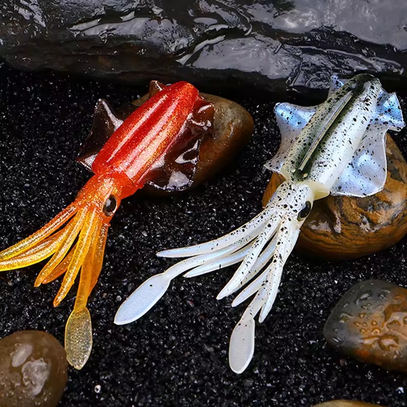 WEIHE (5pcs) 7cm/2g 10.5cm/7g  - Fishing Lure Soft Plastic ulasan dan harga