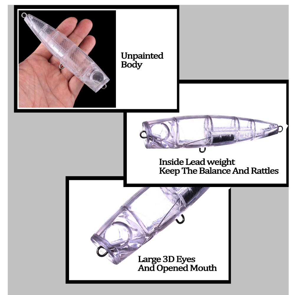 Chan’sHuang 5PCS Umpan Kosong  - Fishing Lure Popper ulasan dan harga