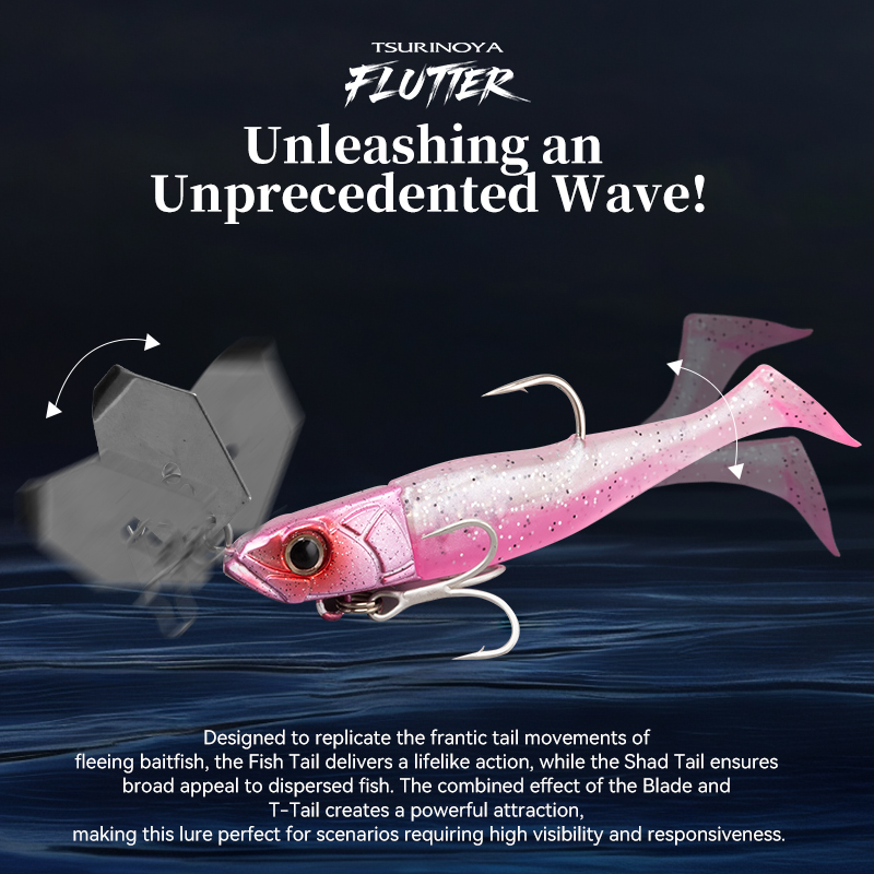 TSURINOYA FLUTTER 110mm 32g Um - Fishing Lure Blade Bait ulasan dan harga