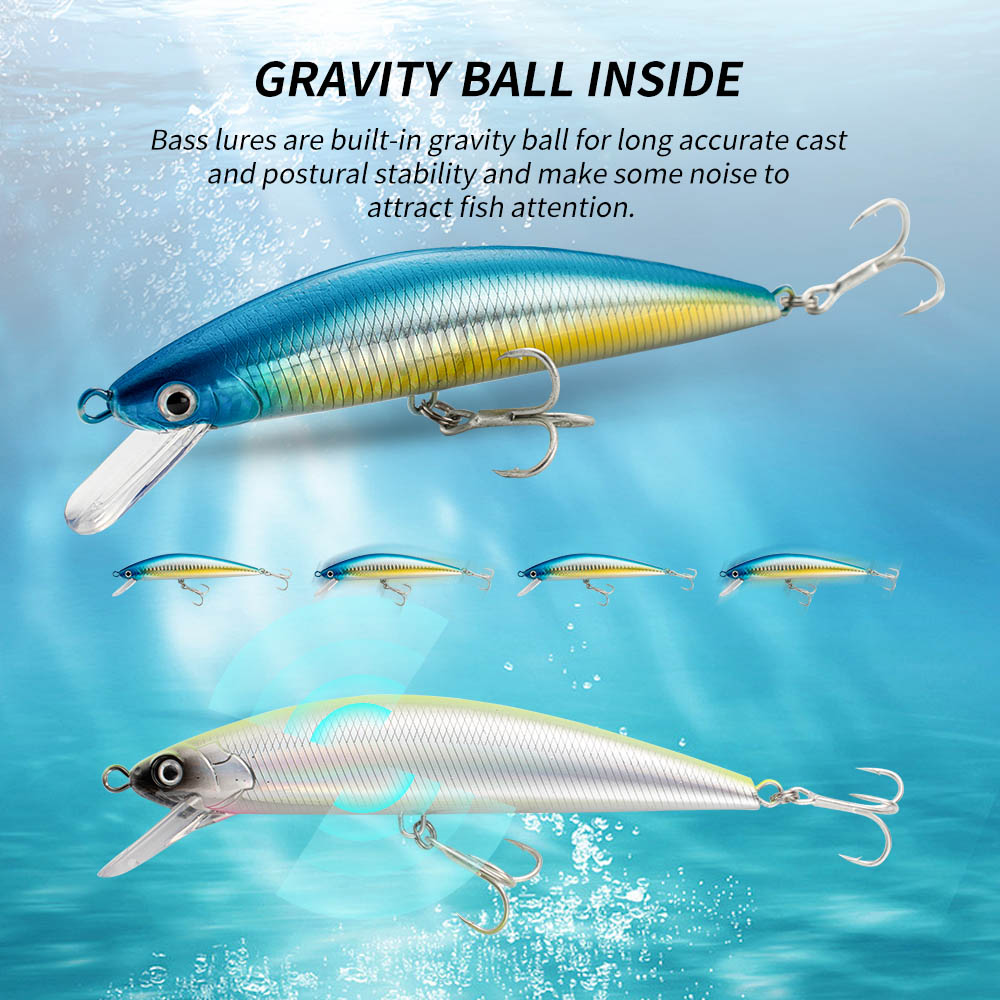 Umpan pancing ikan kecil, umpa - Fishing Lure Jerkbait ulasan dan harga