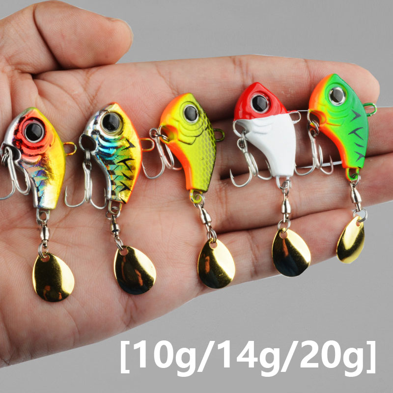 5 buah dalam kotak Tackle Spin - Fishing Lure Blade Bait ulasan dan harga