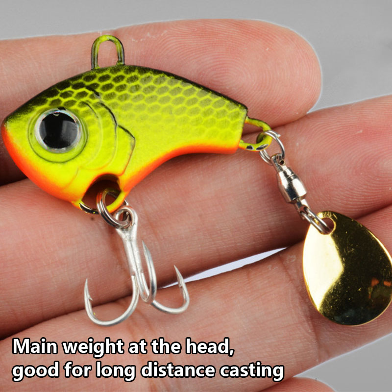 5 buah dalam kotak Tackle Spin - Fishing Lure Blade Bait ulasan dan harga