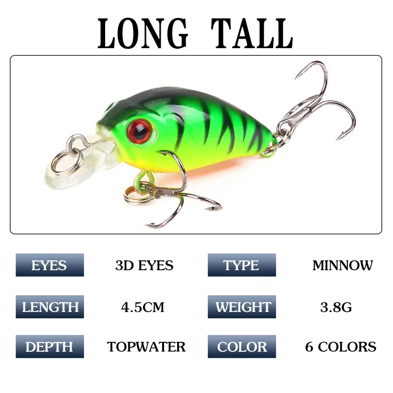 4.5Cm 4G 1 Buah Umpan Pancing  - Fishing Lure Crankbait ulasan dan harga