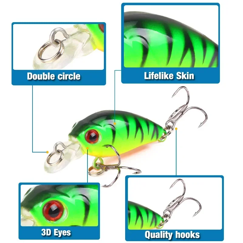 4.5Cm 4G 1 Buah Umpan Pancing  - Fishing Lure Crankbait ulasan dan harga