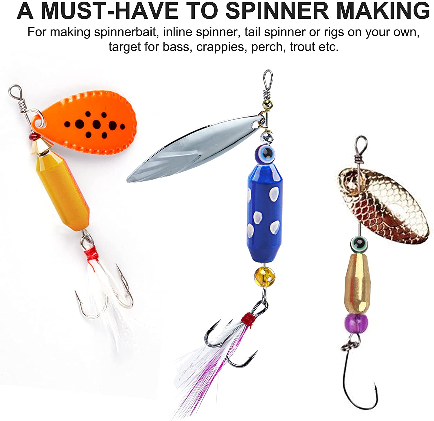 10 Buah Kail Pancing Kuningan  - Fishing Lure Making Kit ulasan dan harga