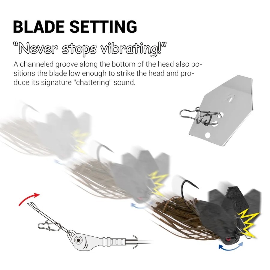 Umpan Getar Noeby Chatterbait  - Fishing Lure Blade Bait ulasan dan harga