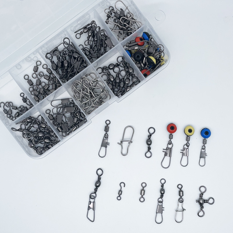 115pcs Kit Konektor Swivel Pan - Fishing Lure Making Kit ulasan dan harga