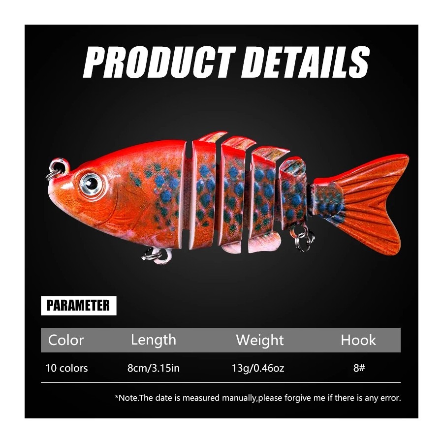 1 Buah Umpan Pancing 8Cm 13G U - Fishing Lure Crankbait ulasan dan harga