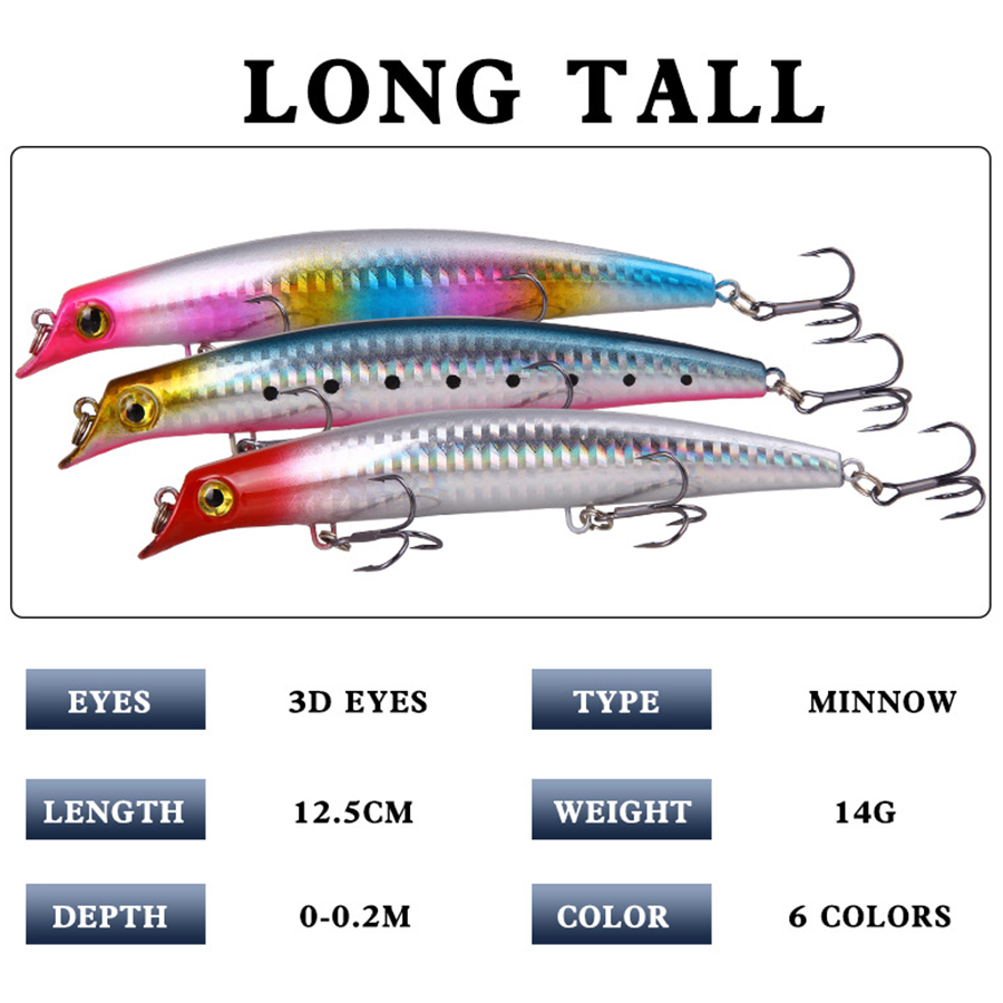 6 buah umpan pancing Crankbait - Fishing Lure Topwater ulasan dan harga