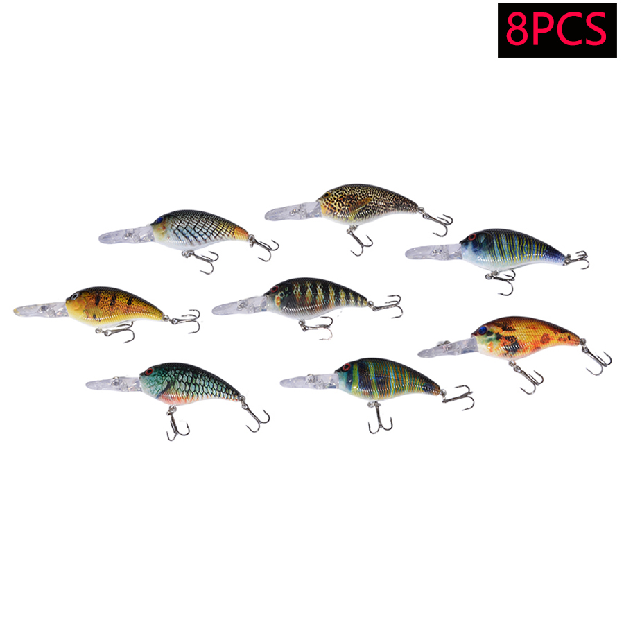 8pcs Jerkbait Minnow Umpan Ker - Fishing Lure Jerkbait ulasan dan harga