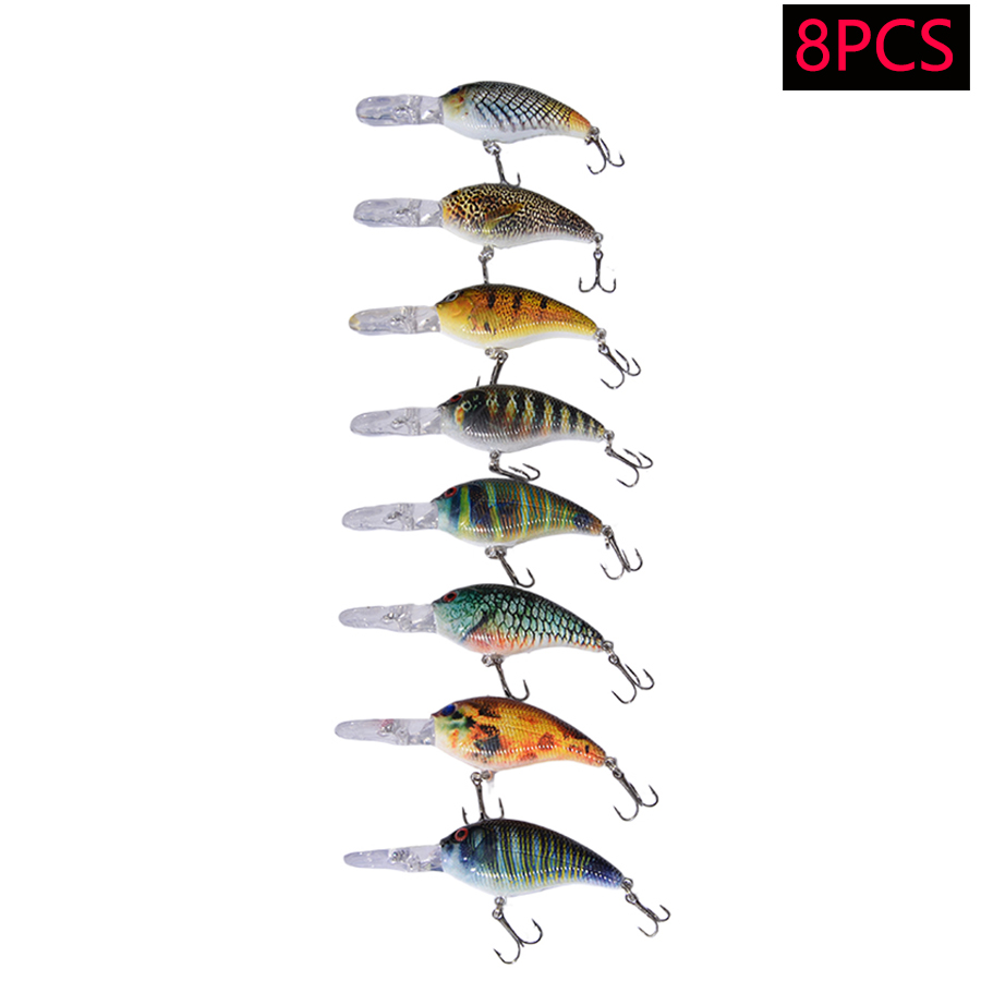 8pcs Jerkbait Minnow Umpan Ker - Fishing Lure Jerkbait ulasan dan harga