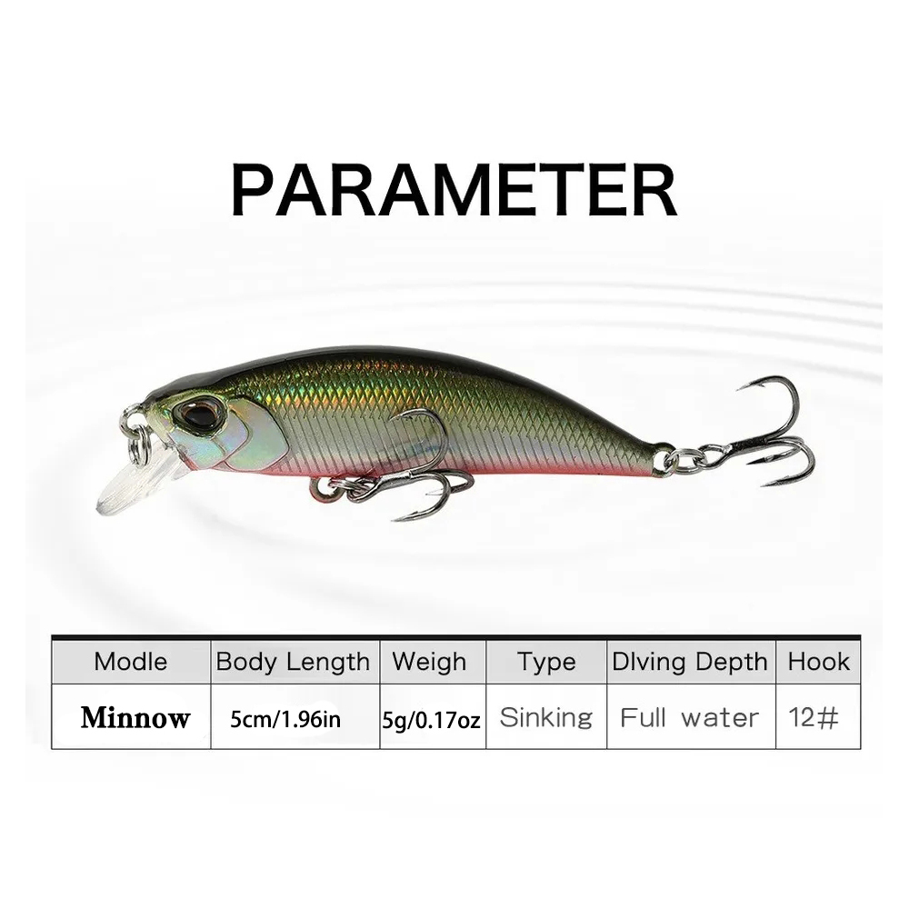 15Pcs Umpan Pancing Minnow Ten - Fishing Lure Jerkbait ulasan dan harga