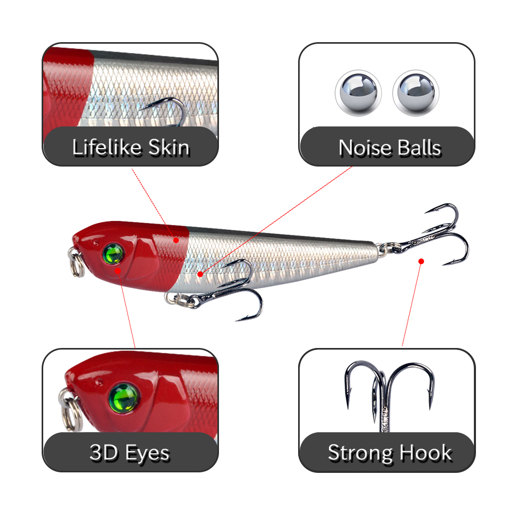 LINGYUE 1 Buah Umpan Pancing P - Fishing Lure Crankbait ulasan dan harga