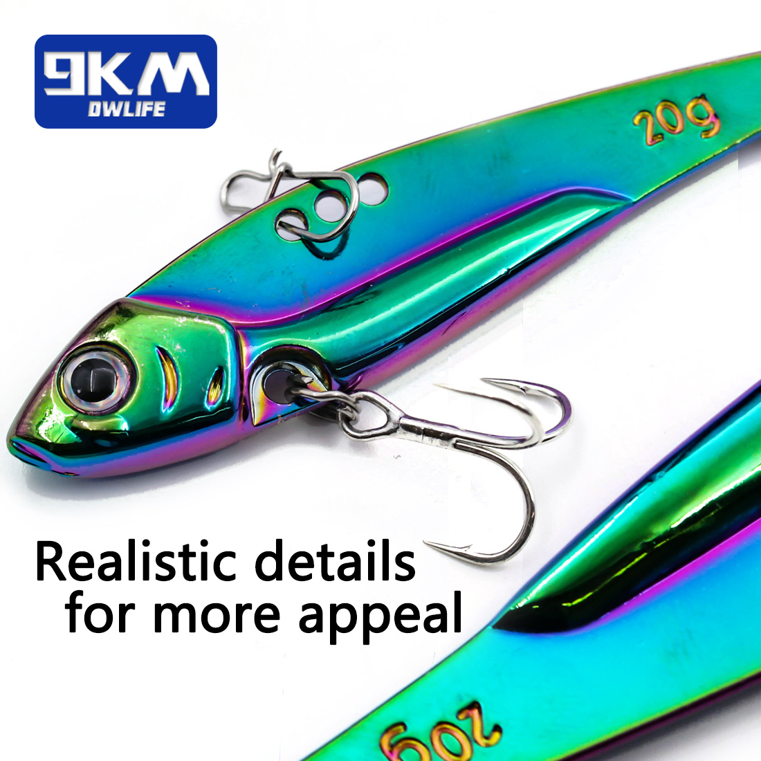 Umpan Pancing Logam 9KM 1PCS,  - Fishing Lure Blade Bait ulasan dan harga