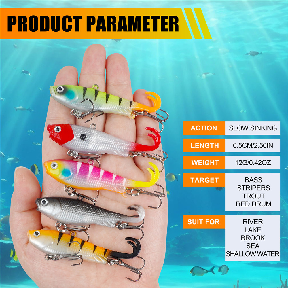 5Pcs Umpan Pancing Jig Head Wo - Fishing Lure Swimbait ulasan dan harga