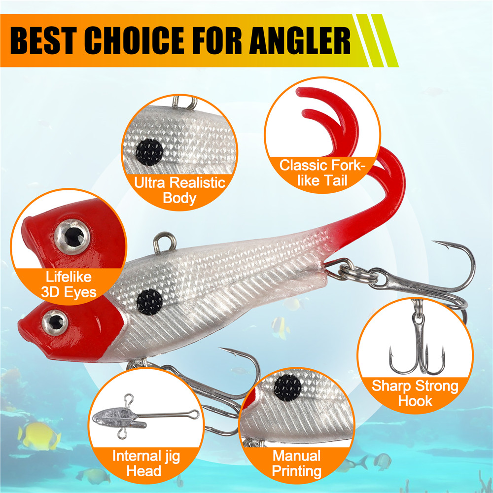 5Pcs Umpan Pancing Jig Head Wo - Fishing Lure Swimbait ulasan dan harga