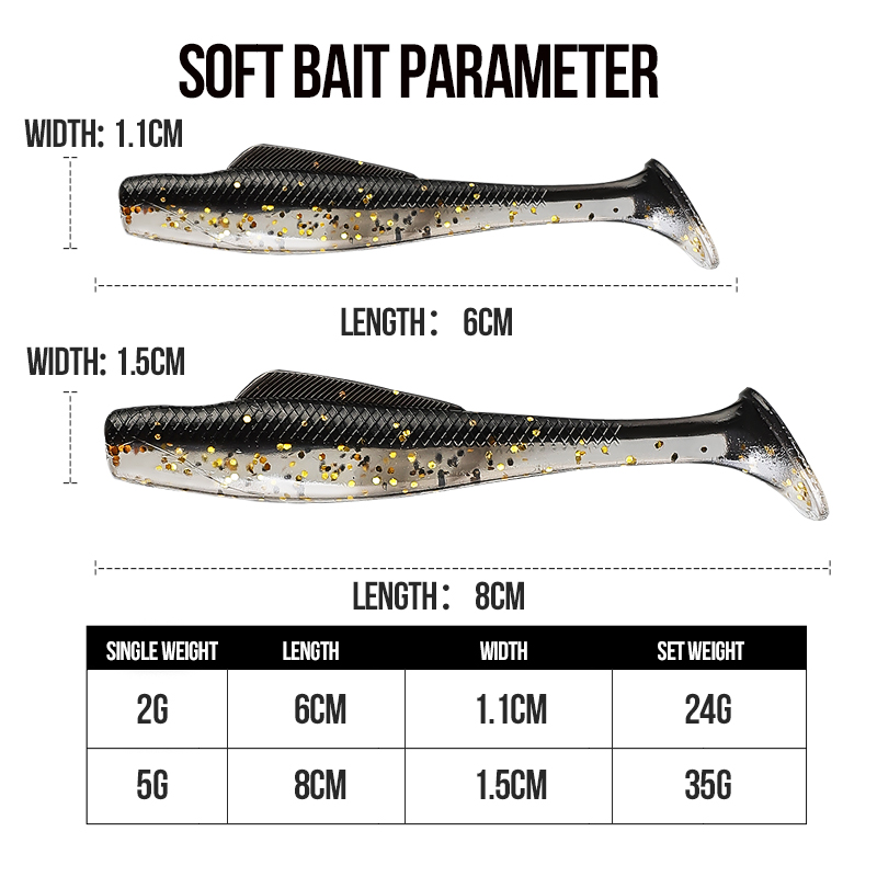 TAIYU Set Umpan Ikan T-Tail Ta - Fishing Lure Topwater ulasan dan harga