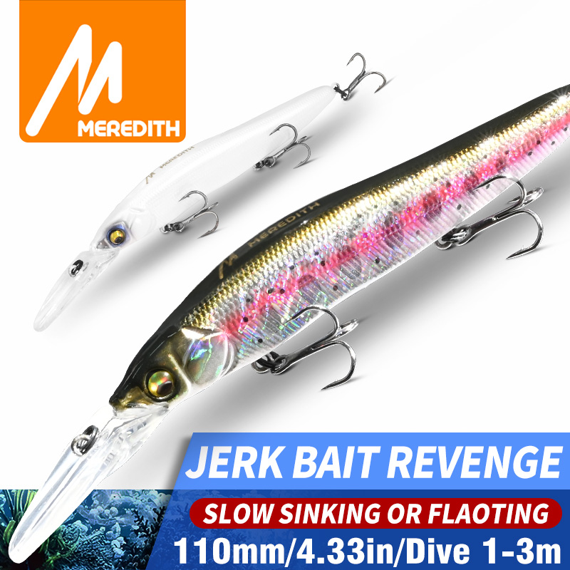 MEREDITH Minnow Wobbler Umpan  - Fishing Lure Jerkbait ulasan dan harga