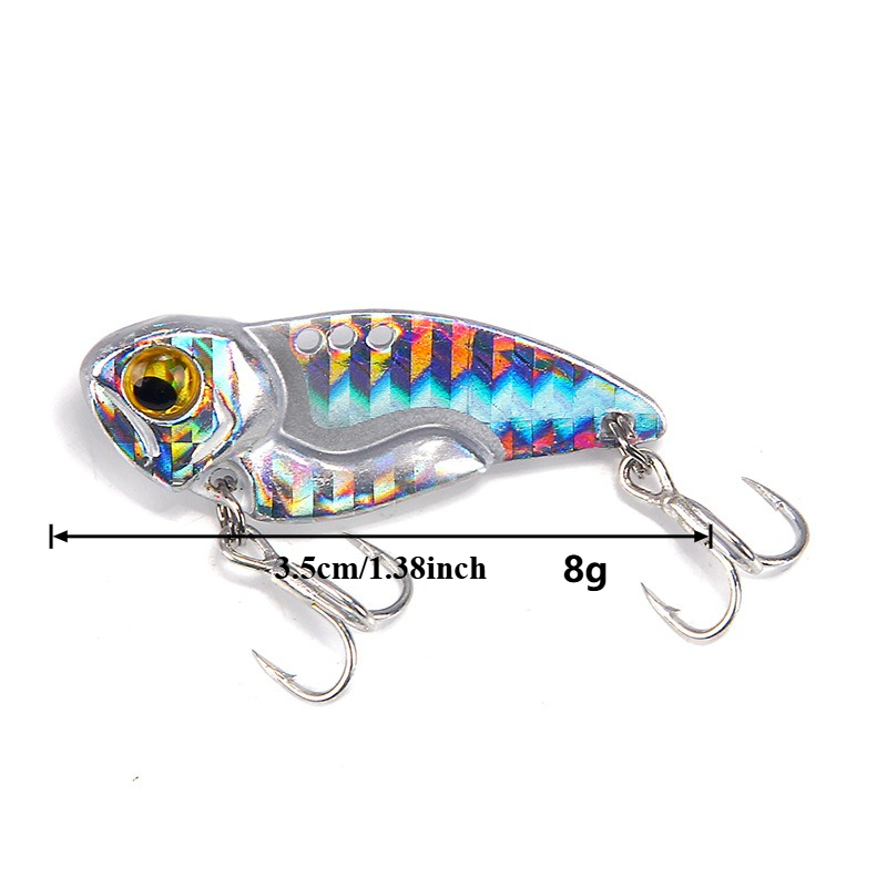 Umpan Getar Logam 3D Eyes Wint - Fishing Lure Blade Bait ulasan dan harga