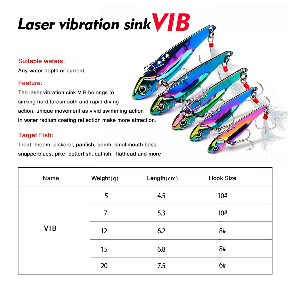 Umpan Getar Logam Vib Blade 5G - Fishing Lure Blade Bait ulasan dan harga