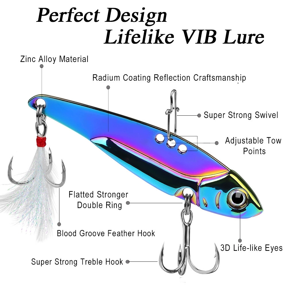 Umpan Getar Logam Vib Blade 5G - Fishing Lure Blade Bait ulasan dan harga