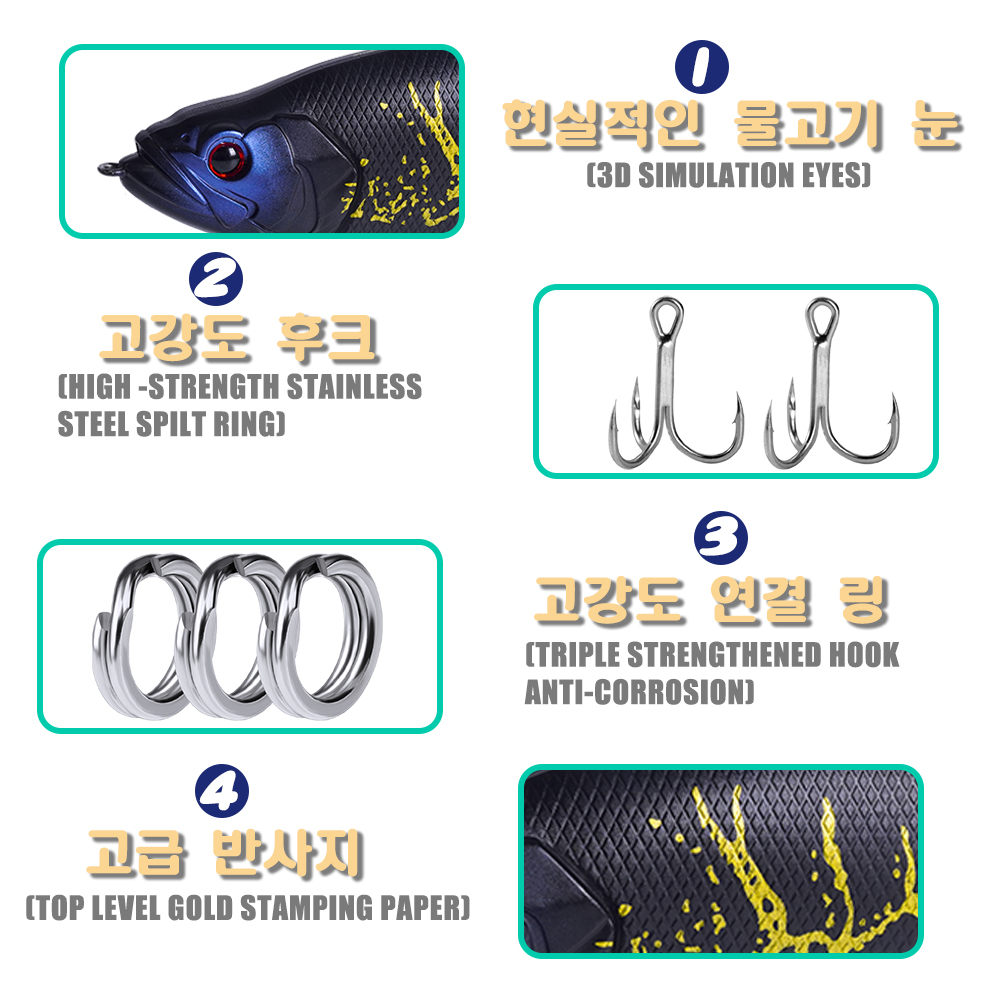 Umpan pancing tenggelam lambat - Fishing Lure Popper ulasan dan harga