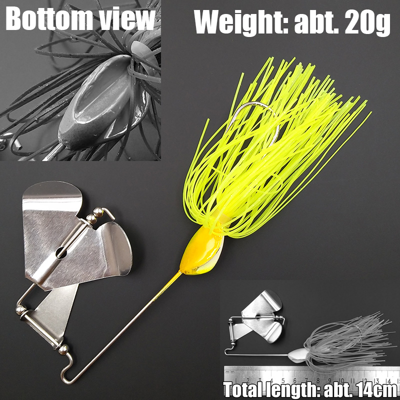 Umpan Pancing Keras Wusanban L - Fishing Lure Buzzbait ulasan dan harga