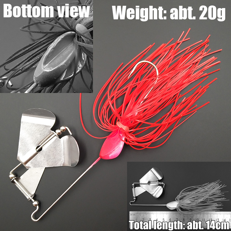 Umpan Pancing Keras Wusanban L - Fishing Lure Buzzbait ulasan dan harga