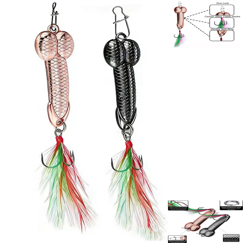 Umpan Pancing Logam Bentuk Pen - Fishing Lure Blade Bait ulasan dan harga