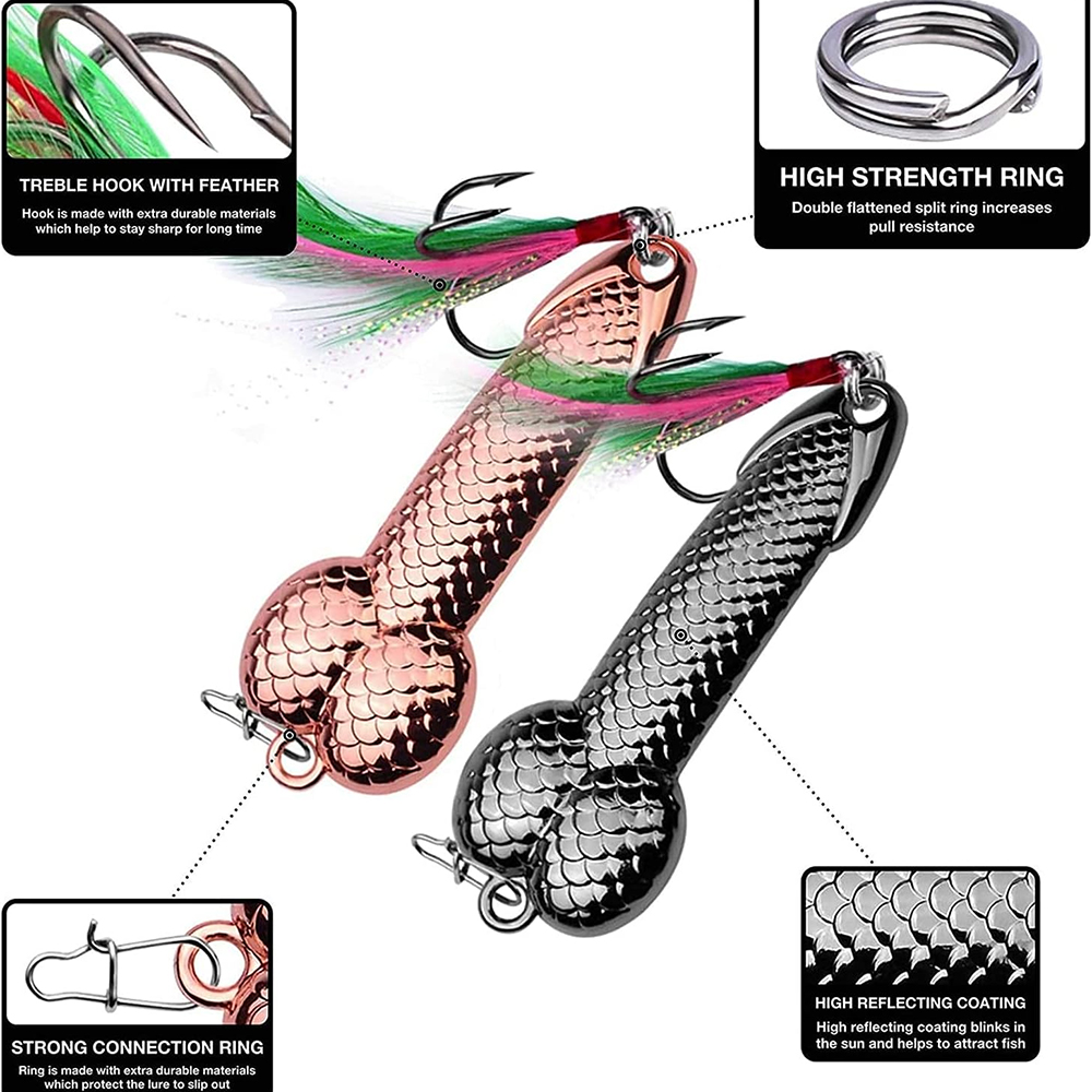 Umpan Pancing Logam Bentuk Pen - Fishing Lure Blade Bait ulasan dan harga