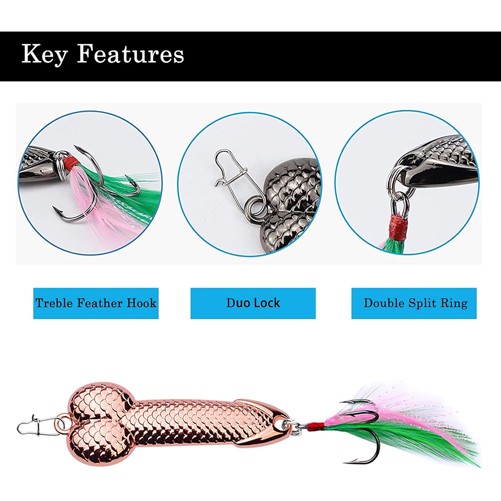Umpan Pancing Logam Bentuk Pen - Fishing Lure Blade Bait ulasan dan harga
