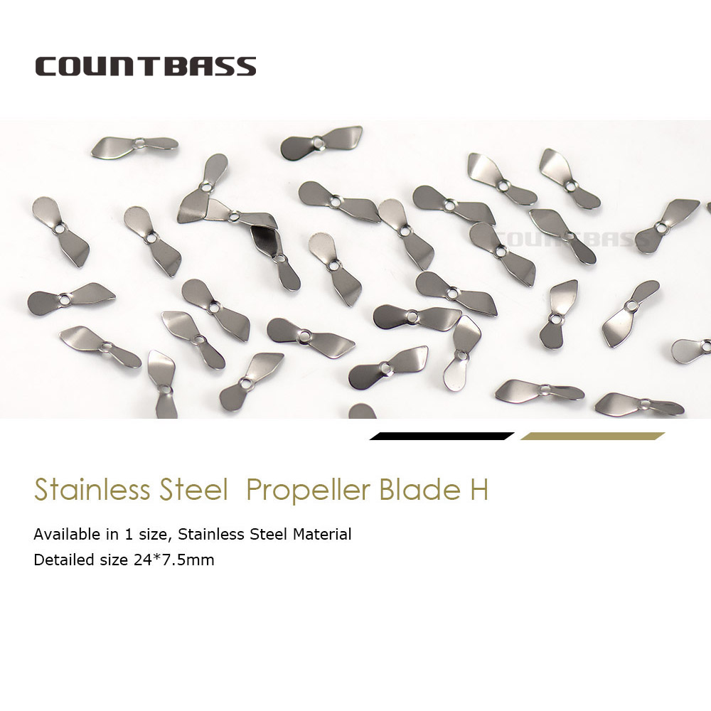 Countbass 50 buah pisau Prop b - Fishing Lure Blade Bait ulasan dan harga