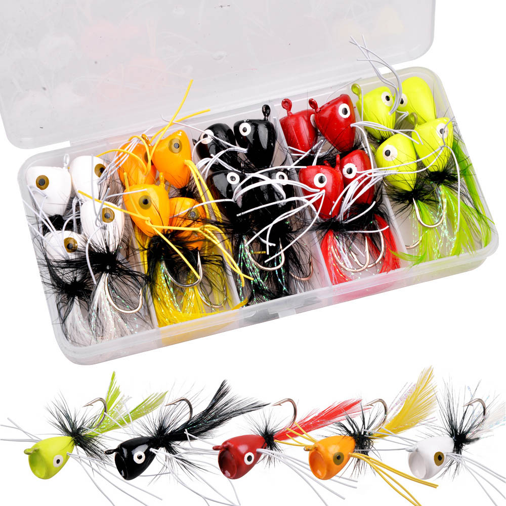 20 Buah Alat Umpan Pancing Jig - Fishing Lure Popper ulasan dan harga
